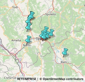 Mappa Strada dei Pioppi, 05100 Terni TR, Italia (10.31727)