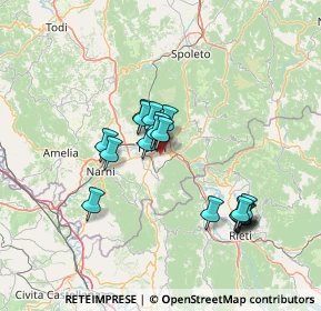 Mappa Strada dei Pioppi, 05100 Terni TR, Italia (12.42722)