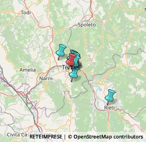 Mappa Strada dei Pioppi, 05100 Terni TR, Italia (4.31455)