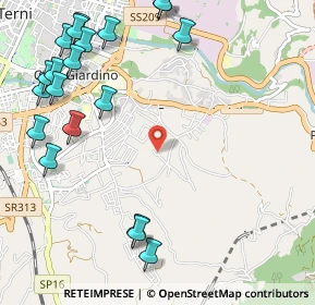 Mappa Strada dei Pioppi, 05100 Terni TR, Italia (1.5085)