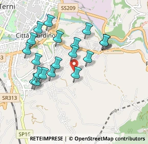 Mappa Strada dei Pioppi, 05100 Terni TR, Italia (0.928)