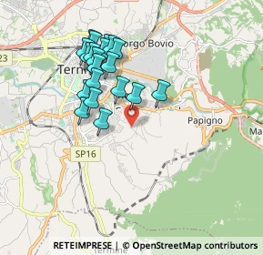 Mappa Strada dei Pioppi, 05100 Terni TR, Italia (1.7775)