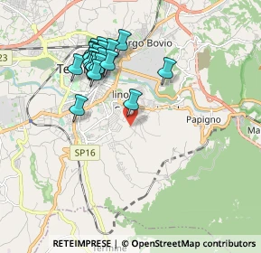 Mappa Strada dei Pioppi, 05100 Terni TR, Italia (1.9015)