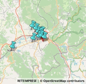 Mappa Strada dei Pioppi, 05100 Terni TR, Italia (3.82727)