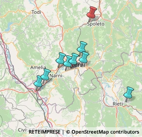 Mappa Strada di Recentino, 05100 Terni TR, Italia (19.905)