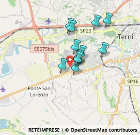 Mappa Strada di Recentino, 05100 Terni TR, Italia (1.26083)