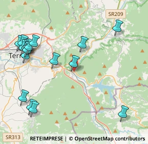 Mappa SS 79, 05100 Terni TR, Italia (5.38353)
