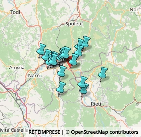 Mappa SS 79, 05100 Terni TR, Italia (8.7985)