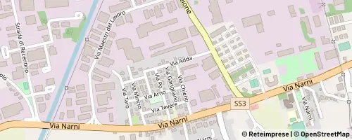 Mappa Terni