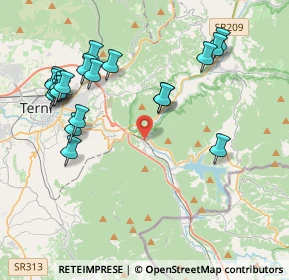Mappa Via P. Montesi, 05100 Terni TR, Italia (4.671)