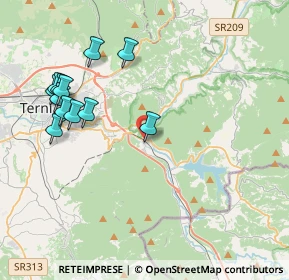 Mappa Via P. Montesi, 05100 Terni TR, Italia (4.53917)