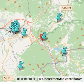 Mappa Via P. Montesi, 05100 Terni TR, Italia (5.11846)