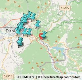 Mappa Via P. Montesi, 05100 Terni TR, Italia (4.2035)