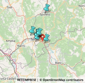 Mappa Via P. Montesi, 05100 Terni TR, Italia (14.51545)