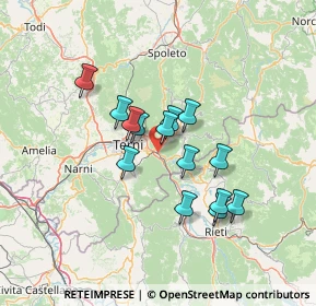 Mappa Via P. Montesi, 05100 Terni TR, Italia (11.22071)