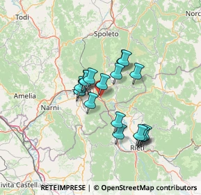 Mappa Via P. Montesi, 05100 Terni TR, Italia (11.05882)