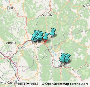 Mappa Via P. Montesi, 05100 Terni TR, Italia (10.19813)