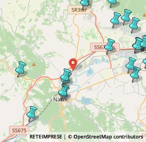 Mappa STRADA MARATTA BASSA Km 8.700, 05035 Narni TR, Italia (6.2055)