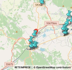 Mappa STRADA MARATTA BASSA Km 8.700, 05035 Narni Scalo TR, Italia (5.84684)