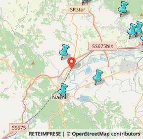 Mappa STRADA MARATTA BASSA Km 8.700, 05035 Narni TR, Italia (8.057)