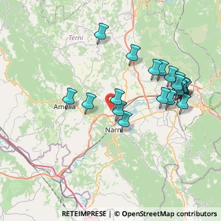 Mappa Via Capitonese, 05035 Narni TR, Italia (8.4685)
