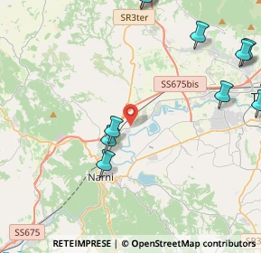 Mappa Strada di Maratta Bassa, 05035 Narni Scalo TR, Italia (7.3075)