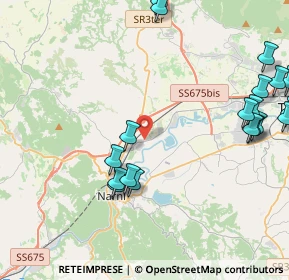 Mappa Strada di Maratta Bassa, 05035 Narni Scalo TR, Italia (5.781)