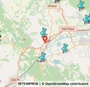 Mappa Strada di Morellino, 05035 Narni TR, Italia (7.06333)