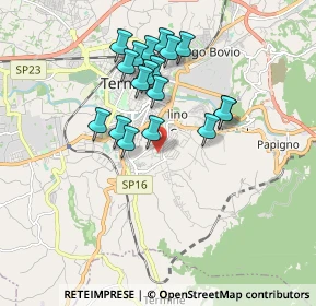 Mappa Via degli Oleandri, 05100 Terni TR, Italia (1.66444)