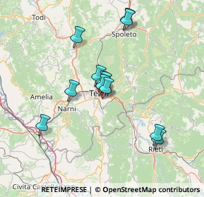 Mappa Via degli Oleandri, 05100 Terni TR, Italia (12.74833)