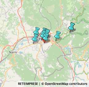 Mappa Via A. Altobelli, 05100 Terni TR, Italia (3.75455)