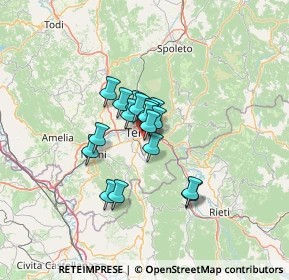 Mappa Via A. Altobelli, 05100 Terni TR, Italia (8.54412)