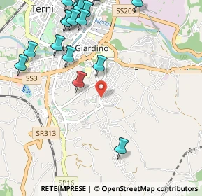 Mappa Via A. Altobelli, 05100 Terni TR, Italia (1.474)