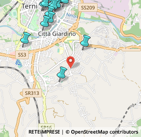 Mappa Via A. Altobelli, 05100 Terni TR, Italia (1.6375)