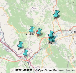 Mappa Via Ferro, 05022 Amelia TR, Italia (7.27692)