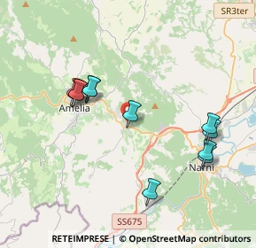 Mappa Via Ferro, 05022 Amelia TR, Italia (3.98818)