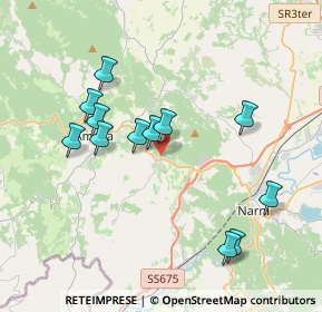 Mappa Via Ferro, 05022 Amelia TR, Italia (3.83833)