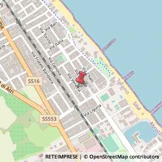 Mappa Via Venezia,  15, 64028 Silvi, Teramo (Abruzzo)