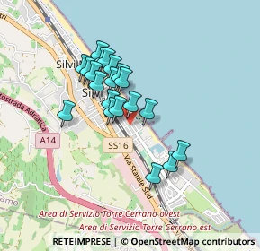 Mappa Via Venezia, 64028 Silvi TE, Italia (0.7165)