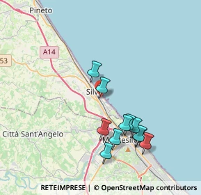 Mappa Via Venezia, 64028 Silvi TE, Italia (3.83273)