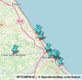 Mappa Via Venezia, 64028 Silvi TE, Italia (3.76167)