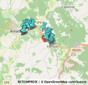 Mappa Strada di Cecanibbio, 05022 Amelia TR, Italia (1.439)