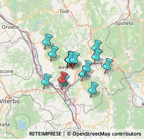 Mappa Strada di Cecanibbio, 05022 Amelia TR, Italia (8.984)