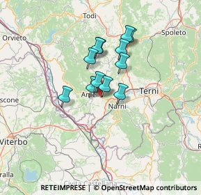 Mappa Strada di Cecanibbio, 05022 Amelia TR, Italia (9.85833)