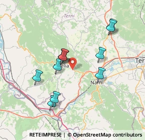 Mappa Strada di Cecanibbio, 05022 Amelia TR, Italia (6.97273)