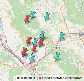 Mappa Strada di Cecanibbio, 05022 Amelia TR, Italia (6.80929)