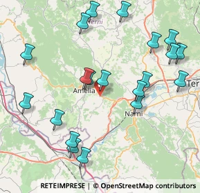 Mappa Strada di Cecanibbio, 05022 Amelia TR, Italia (9.6305)