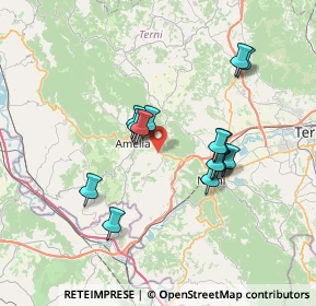 Mappa Strada di Cecanibbio, 05022 Amelia TR, Italia (6.46067)
