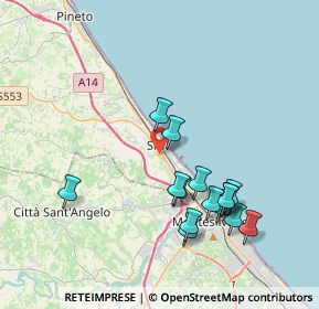 Mappa Via Michetti, 64028 Silvi TE, Italia (3.974)