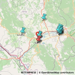Mappa Strada di Colle di Sotto, 05035 Narni Scalo TR, Italia (7.6245)